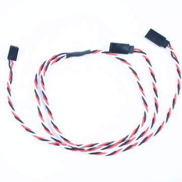 Etronix 60cm 22awg Futaba Twisted Y Extension Wire (ET0755)