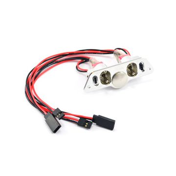 Etronix Dual Power Switch With Fuel Dot And JR (ET0770-4)