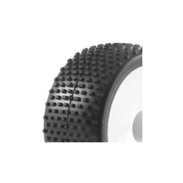 Fastrax 1:10th Mounted Buggy Tyres LP 'Block' Rear (FAST0041)