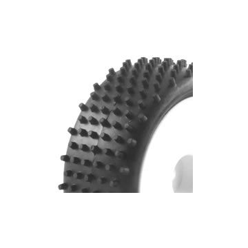 Fastrax 1:10th Mounted Buggy Tyres LP 'Stub' Front (FAST0046)