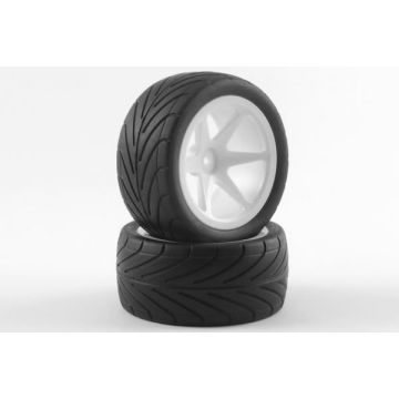 Fastrax 1:10 Mounted Buggy Tyres LP Arrow (Rear) (FAST0049)