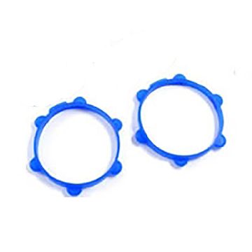Fastrax 1:10th Rubber Tyre Bands Blue (Pair) (FAST0176)