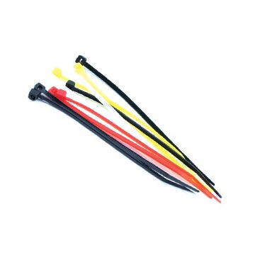 Fastrax Black 100mm X 2.5mm Nylon Cable Ties (10Pcs) (FAST105BK)