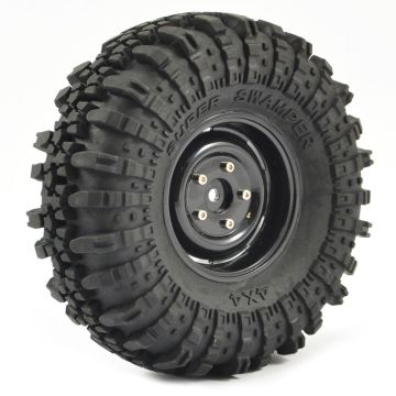 Fastrax 1:10 Crawler Swamper 1.9 Scale Wheel ø118mm Tyre (Black) (FAST1268B)