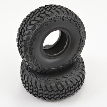 Fastrax Cutter Supersoft Tyre W/Memory Foam 118mm Dia (Pr) 1.9 Scale Tyre (FAST1269T)