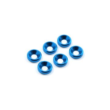 Fastrax M3 Csk Washer Blue (6) (FAST140)