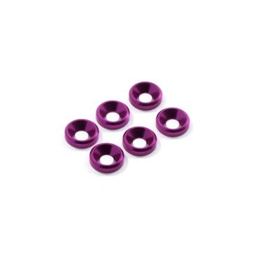 Fastrax M3 Csk Washer Purple (6) (FAST140P)