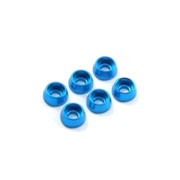 Fastrax M3 Cap Washer Blue (6) (FAST143)