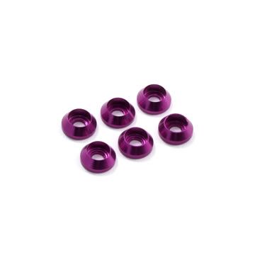 Fastrax M3 Cap Washer Purple (6) (FAST143P)