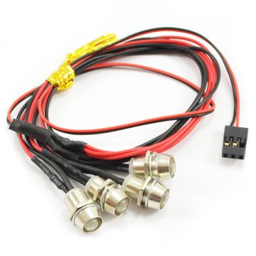 Fastrax Red Headlights (4Pc) (FAST199R-4)