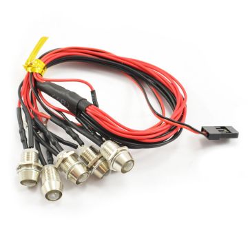 Fastrax Red Headlights (6Pc) (FAST199R-6)