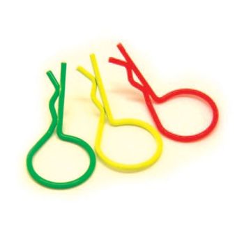 Fastrax Flourescent Green Large Clips (FAST213FG)