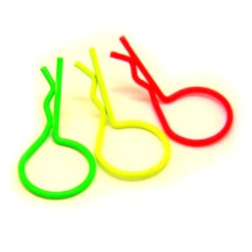 Fastrax Flourescent Pink Large Clips (FAST213FP)