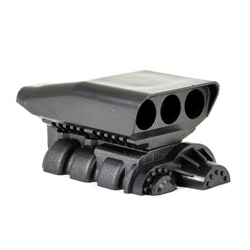 Fastrax Imitation Supercharger Engine Block - Black (FAST2212BK)