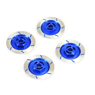 Fastrax Aluminium Disc Brake W/Wheel Hex (4Pc) - Blue (FAST2216AB)