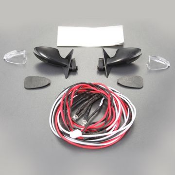 Fastrax Wing Mirror Set W/Led (FAST2224-1)