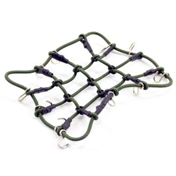 Fastrax Luggage Net W/Hooks L130mm X W110mm (Unstretched) (FAST2311GR)