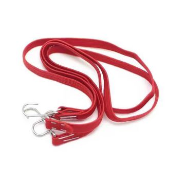 Fastrax Luggage Bungee Strap 2Pcs W/Hooks 400mm - Red (FAST2313R)
