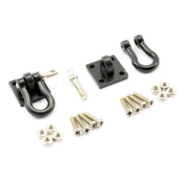 Fastrax Metal Bumper Shackles & Mounting Bracket 2Pcs (FAST2320BK)
