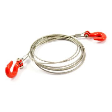 Fastrax Metal Hook & Steel Wire Rope Set 1100mm (FAST2322R)