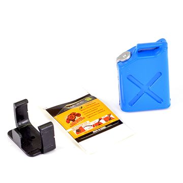 Fastrax Painted Fuel Jerry Can & Mount - Blue (FAST2326B)