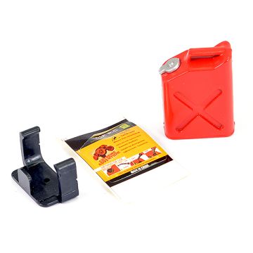 Fastrax Painted Fuel Jerry Can & Mount - Red (FAST2326R)