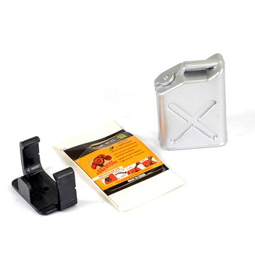 Fastrax Painted Fuel Jerry Can & Mount - Silver (FAST2326S)