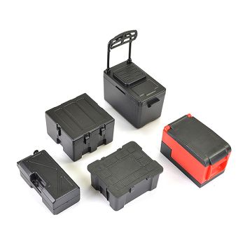 Fastrax Scale 5Pcs Tool & Cooler Case Set - Black (FAST2355BK)