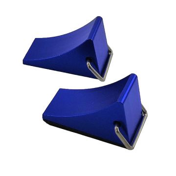 Fastrax Wheel Chock Set (2Pcs) - Blue (FAST2381B)