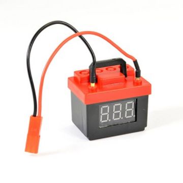 Fastrax Scale Lipo Battery Box Voltage Checker/Alarm 2S/3S (FAST2394BK)