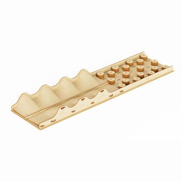 Fastrax Wood Board Climbing Prop Uneven Track 180X680X55mm (FAST2399-09)