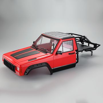 Fastrax 1:10th Rockee Pick-Up & Rear Cage Hardbody 313-324mm - Red (FAST2500R)