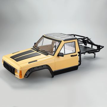 Fastrax 1:10th Rockee Pick-Up & Rear Cage Hardbody 313-324mm - Yellow (FAST2500Y)