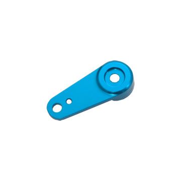 Fastrax Blue Aluminium Short Servo Arm W/Inserts For 23/24/25 Spline (FAST37B)