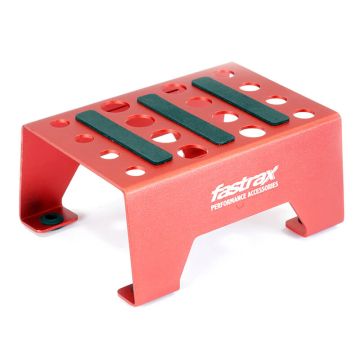 Fastrax Universal Aluminium RC Car Stand Red (FAST410R)
