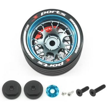 Fastrax Aluminium Steering Bbs Wheel - Sanwa, Futaba, Flysky (FAST422B)