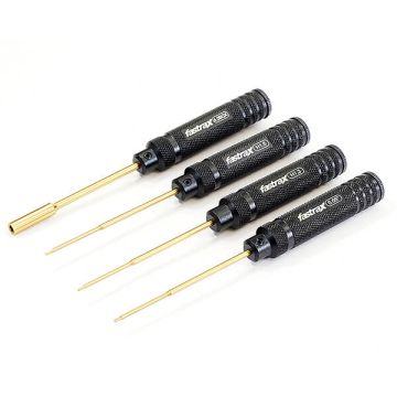 Fastrax SCX24 Wrench Tool Set 0.05", 1.3mm, 1.5mm, 4.0mm Box (FAST629BK)