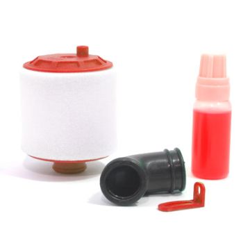 Fastrax 1:10th Air Filter Re-Buildable - Red (FAST851R)