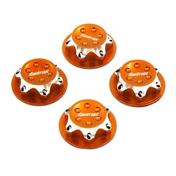 Fastrax Antidust 17mm Serrated Aluminium Wheel Nuts (4) - Ora (FAST924O)