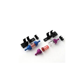 Fastrax Deluxe Fuel Filter W/Mount - Purple (FAST930P)