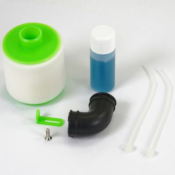 Fastrax 1:8th Air Filter W/Oil Re-Buildable - Green (FAST960G)