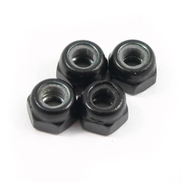 Fastrax M3 Black Locknuts (FASTM3BK)