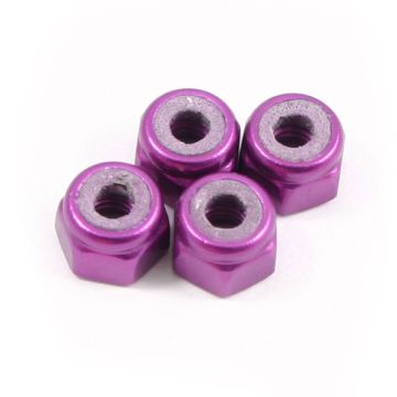 Fastrax M3 Purple Locknuts (FASTM3P)