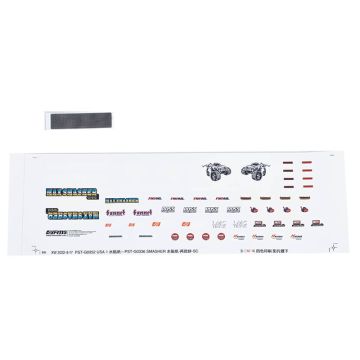 FMS 1:24 Smasher 12402Bu Decal Sheet (FMS-C3052)