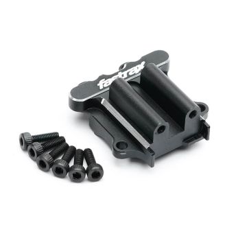 Fastrax Arrma Grom/Granite Aluminium Rear Gearbox Cover (FTAR057BK)