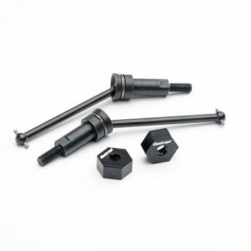 Fastrax Arrma Grom/Granite Metal Front Cvd Driveshafts (Pr) (FTAR060)