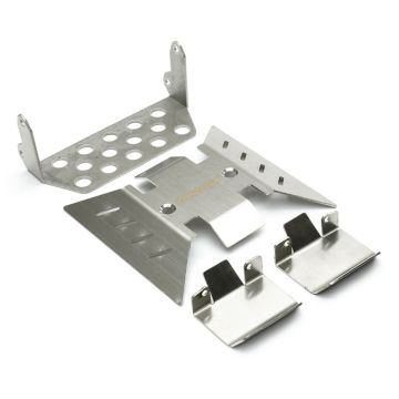 Fastrax SCx10 Iii Stainless Steel Chassis Armor Skid Plate K (FTAX32)