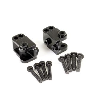 Fastrax Element Enduro Brass Lower Shock/Sus Mounts (Pr) (FTEL004BRB)