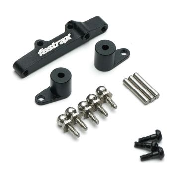 Fastrax Losi Micro-B Aluminium Steering Set W/Rods (FTLS07BK)
