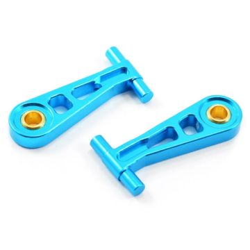 Fastrax Tamiya TT02 Alum Front Upper Arm (Pr) (FTTA001B)